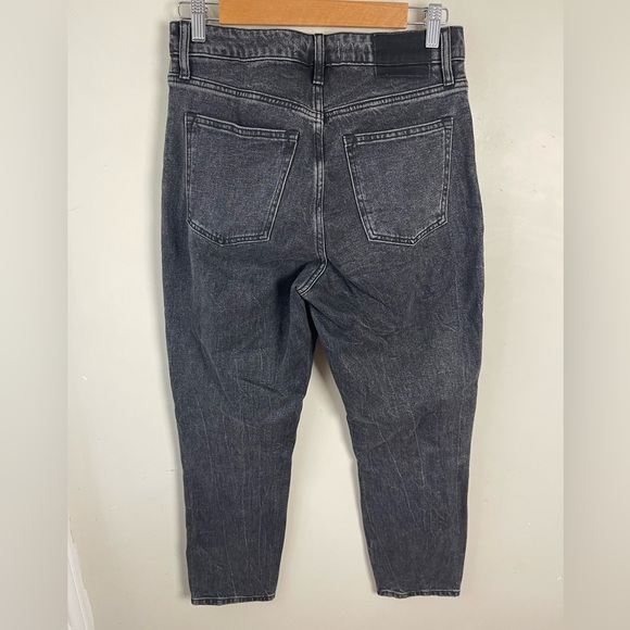 Abercrombie & Fitch Curve Love High Rise Mom Jean size 27 Short black - Picture 5 of 13